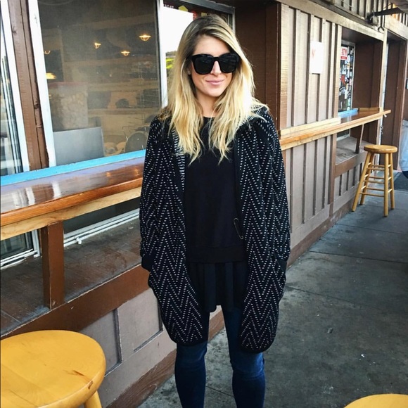 Madewell Jackets & Blazers - Madewell hooded herringbone cardigan sweater